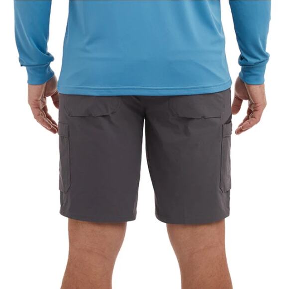 Pelagic Men's Graphite Madeira Cargo Hybrid 20" Shorts Size 36 - Picture 2 of 10